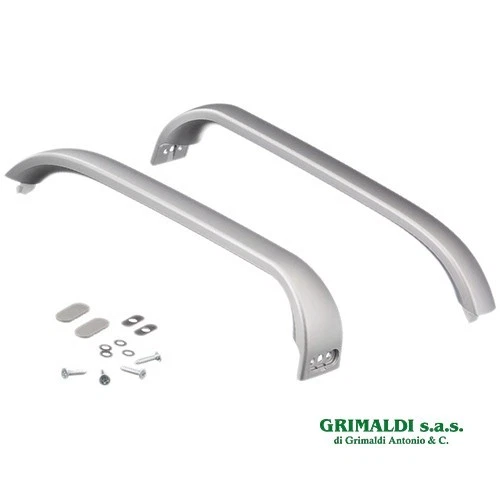 VIOKS Set Di 2 Maniglie Per Frigorifero, Ricambio Per Bosch 00369542, Con Coperchi E Viti, Maniglia Per Frigorifero, Congelatore, Combinazione - Foto 10