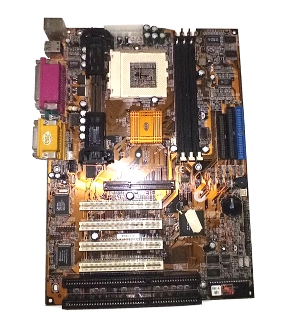 VINTAGE ATX MOTHERBOARD Socket 370 Elitegroup ECS P6BAT-A+ SDRAM ...