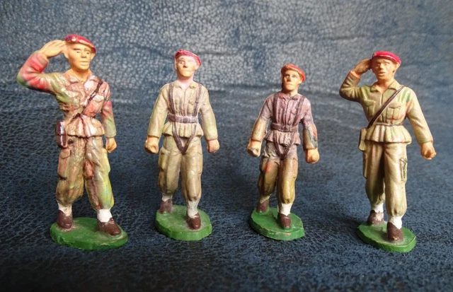 Soldats Fanfare Militaire Starlux Vintage - 23 Pièces Plastique Peint 1970