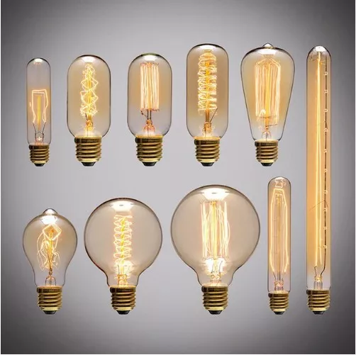 + RETRO LAMPADINA EDISON BULB VINTAGE STILE 40W E27 220v LAMPADA A INCANDESCENZA