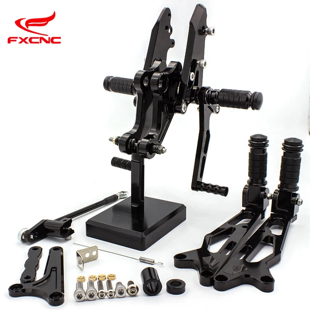 FXCNC REARSETS REAR Set Foot Pegs Pedal For Honda MSX125 Grom 20162020