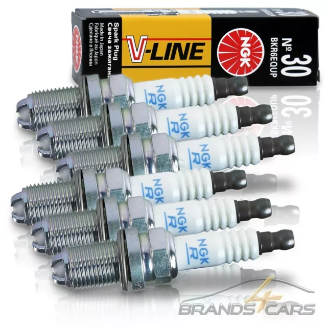 6x NGK ZÜNDKERZE FÜR BMW 3-ER E46 5-ER E39 E60 7-ER E38 E65 X3 E83 X5 E53 Z3 Z4