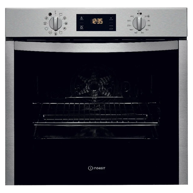 Indesit Four intégrable multifonction 71l 56cm a+ catalyse inox