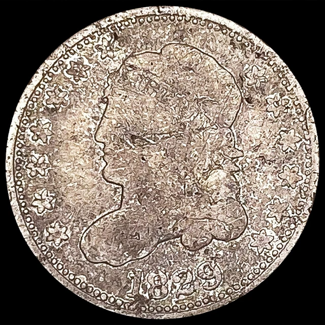 1829 Capped Bust Half Dime Coin NICELY CIRCULATED