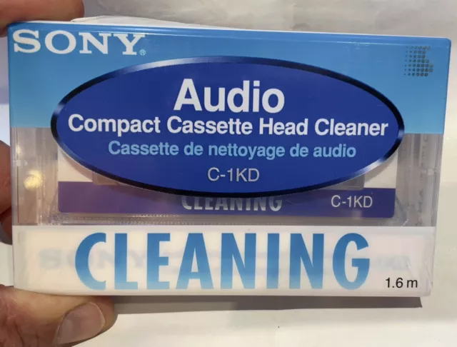 Cleaning Cassette Type Nettoyage Sony C-1K NUOVA Pulisci Testine Audio Clearing