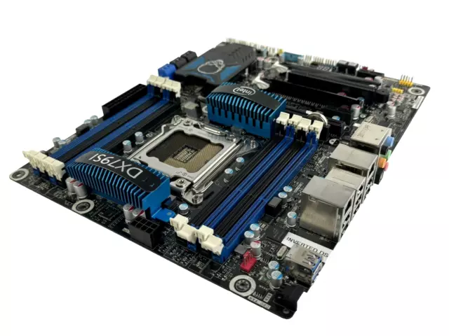 Placa madre de escritorio INTEL DX79SI | PCIe 3 | 8 ranuras de memoria | SATA III | ¡Probada!