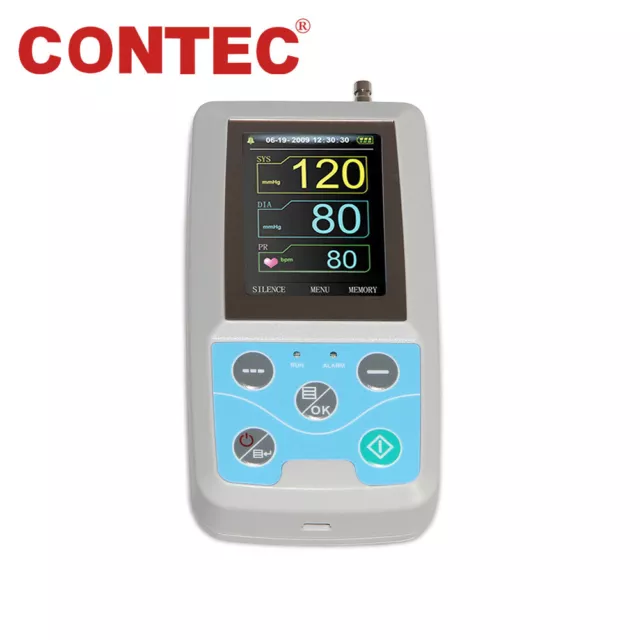 US CONTEC CE&FDA 24H Ambulatory Digital Blood Pressure Monitor USB+PC SW, ABPM50