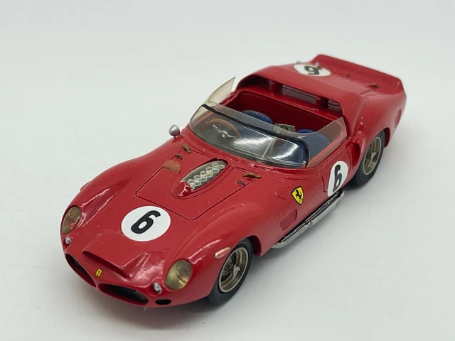 1962 FERRARI 330 TRI SPIDER N#6 WINNER 24h LE MANS RED 1:18 SCALE BY WERK83