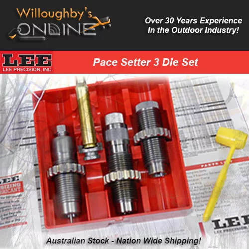 Lee Precision Pacesetter 204 Ruger 3 Die Set Rifle Pace Setter 90417