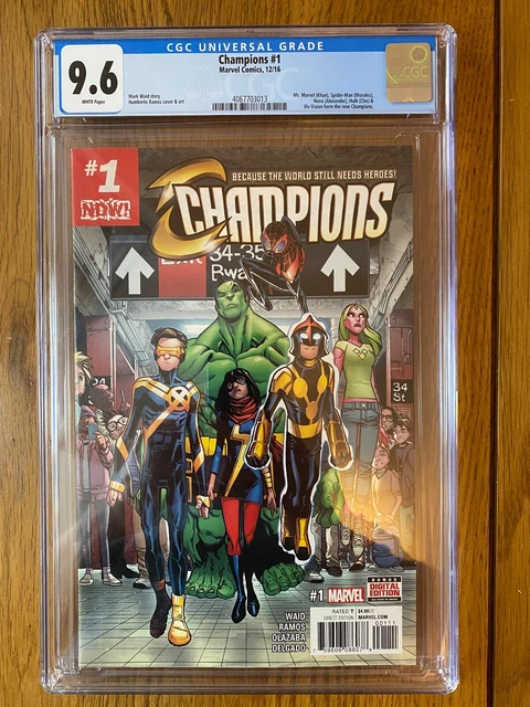 CHAMPIONS No.1 2016 Cover A CGC 9.6 MARVEL COMICS