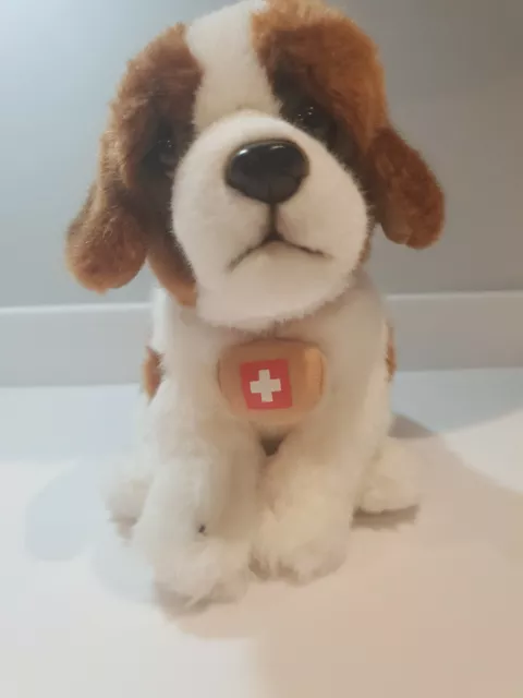 Toys R Us Animal Alley Saint Bernhard Mountain Dog Soft Toy Plush 12" New