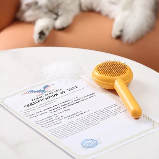 Peines de depilación para gatos cepillo para mascotas aseo de mascotas cepillo masaje frotar
