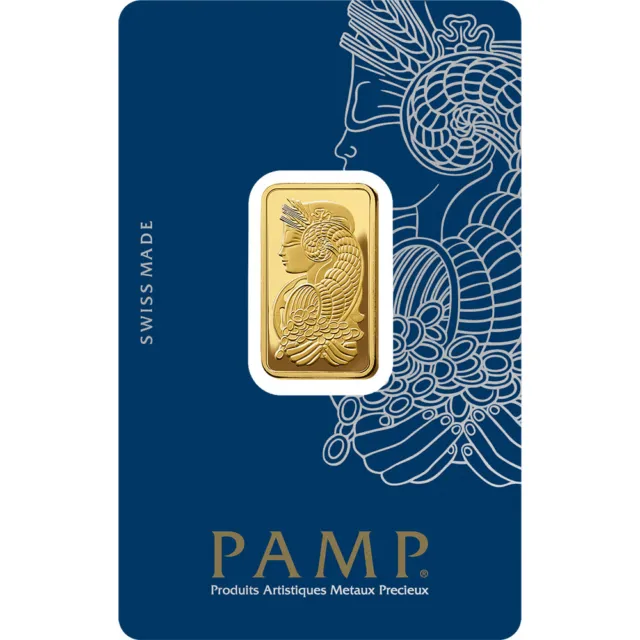 10 gram Gold Bar - PAMP Suisse - Fortuna - 999.9 Fine in Sealed Assay