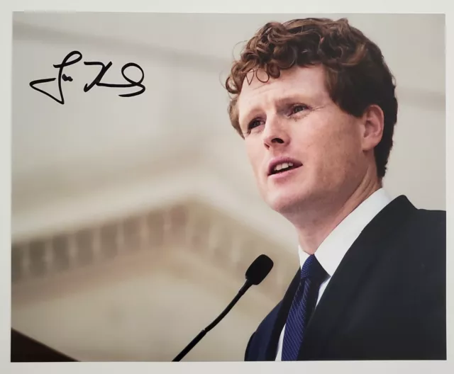 Joe Kennedy III Signed 8x10 Photo MA Democrat Politician 2024 Hopeful? RAD