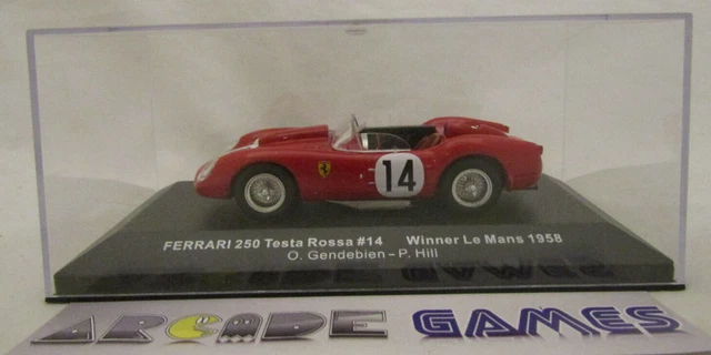 Miniature Starter Ferrari Testa Rossa N°14 – 1958, Vainqueur Le Mans 1/43