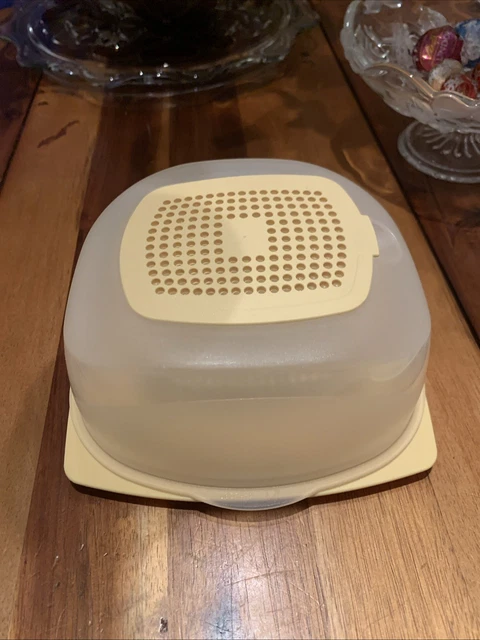 Lot De 2 Mini Cloches à Fromage Tupperware – Rouge, Occasion, Conservation Alimentaire