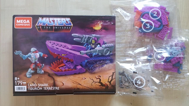 MEGA Construx Masters Of The Universe - Land Shark Skeletor, Veicolo Da Costruzione Con 179 Pezzi E Micro Personaggi, Giocattolo 8+ Anni