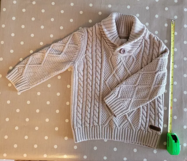Marks & Spencer Cable Knit Jumper Child's age 18-24 mths M&S Heritage Collection