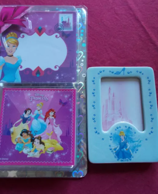 Cornice in ceramica Disney Cenerentola + busta principessa/carte set cancelleria