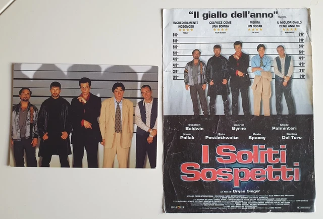 FILM I SOLITI Sospetti depliant anno 1995 e cartolina anno 2019 EUR 10
