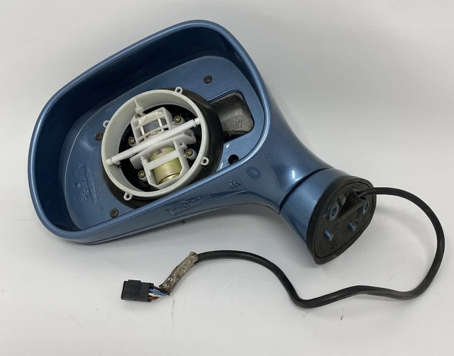 Bmw E36 Z3 Outdoor Front Left Driver Side Door Mirror 96-02 Blue With Out Glass