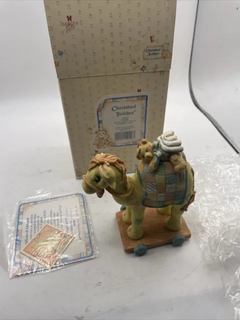 Cherished Teddies "Camel" 904309 Pull-Toy Nativity Figurine New b2