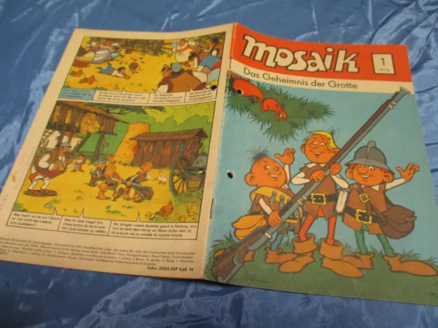 MOSAIK  ,  Abrafaxe , Januar 1976 , Erster Jahrgang / Nummer 1 , Kult Comic  / B