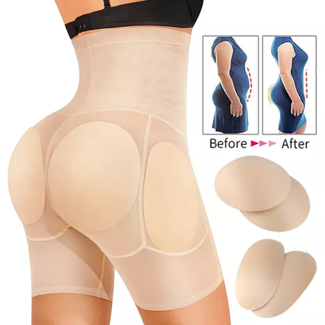 Women' Padded Underwear Butt Lifter Hip Pads Enhancer Body Shaper Fake Ass AU