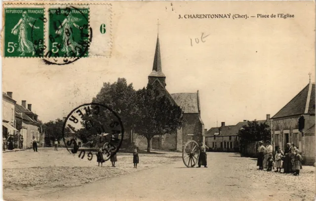 CPA AK CHARENTONnay - Place de Église (634533)