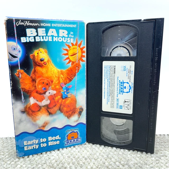 bear-in-the-big-blue-house-vhs-vcr-tape-early-to-bed-early-to-rise-jim