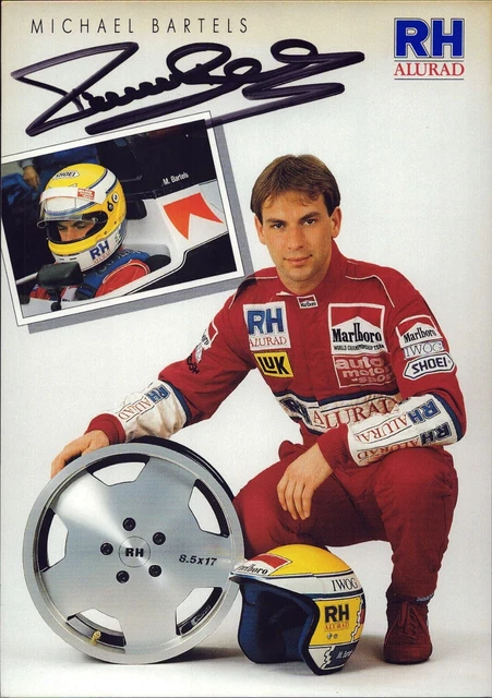 Autographe Original De Michael Bartels (Formule 1) – Taille 15 X 10 Cm