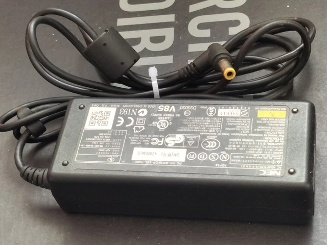 Chargeur NEC ADP-60NH – 19V 3,16A – Adaptateur Secteur D'occasion