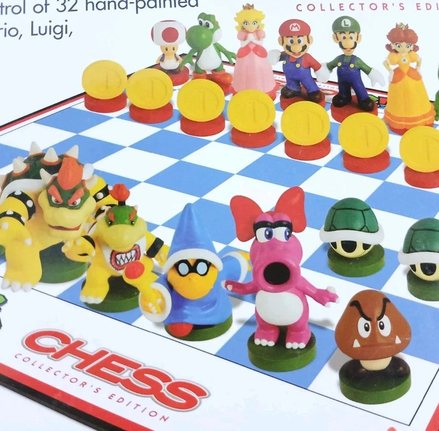Figurines Super Mario Chess Edition - Carapace, édition Collector, Occasion Très Bon état