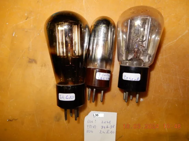 RADIO TSF Lampes Années 30 - Lot36: 506? & 506 & ??