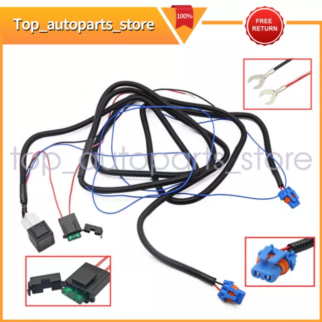Fog Light Wiring Harness Fit chevy Silverado 2003-2006 (2007 Classic) 1500 3500