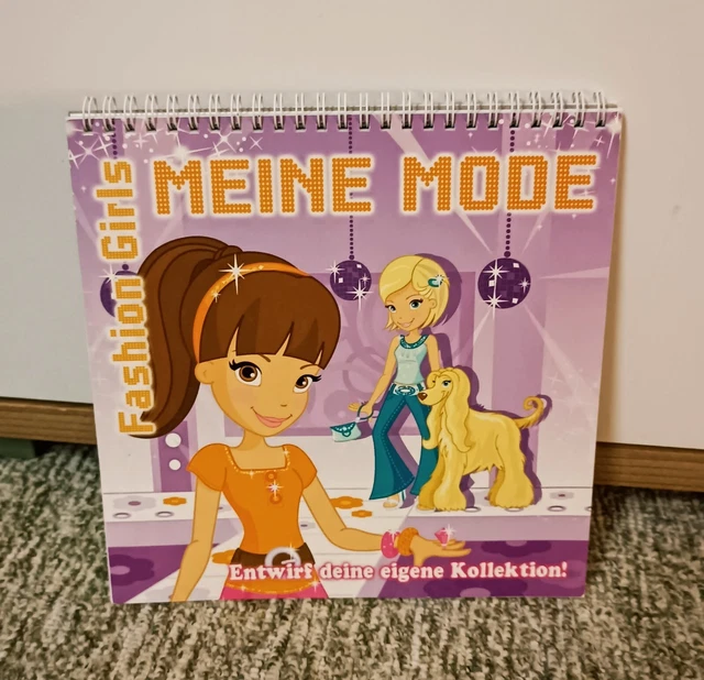 Meine Mode, Mädchen, Bastel und Malbuch, NEU!!! 🧒👗👠💄💍👛