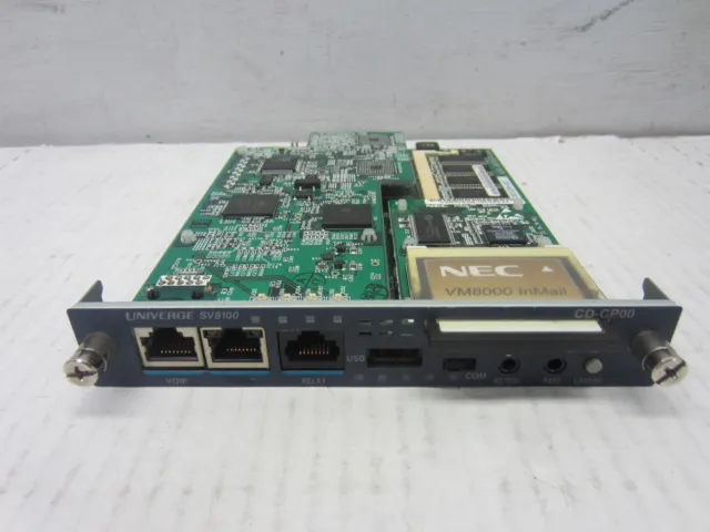 NEC SV8100 CD-CP00-US Main Processor Blade W/ PZ-32IPLA, PZ-ME50, and PZ-VM21