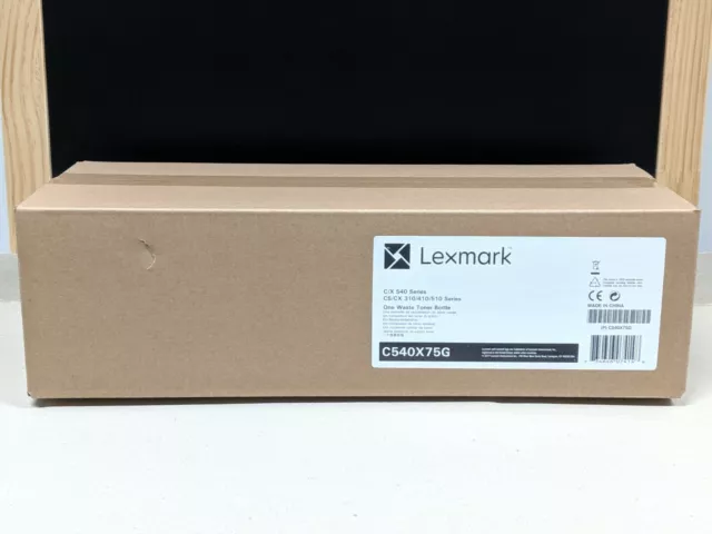 Lexmark GENUINE C540 X540 C540X75G Waste Toner Bottle Yields 36,000 Pages 3