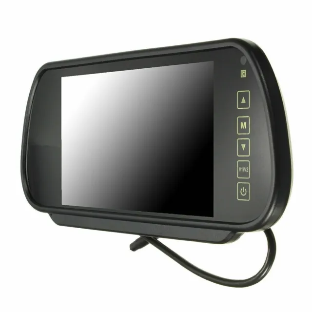 TFT LCD Mirror Monitor 7" Colour Car Van Screen For Rear Reverse Parking Camera 2