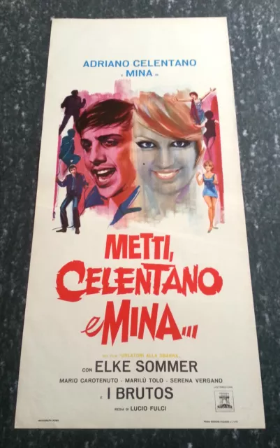 Locandina - METTI CELENTANO E MINA (Urlatori alla sbarra) - 1960