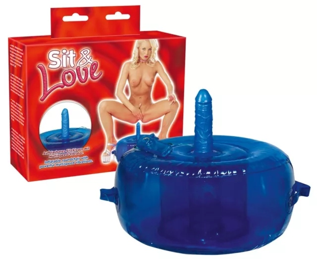 Oreiller D'Amour Avec Vibrateur Machine pour Sexe Vibrating Chaise Bleu 3