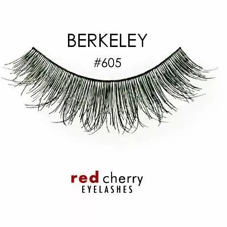 Red Cherry #605 Lashes - 100% Human Hair False Eyelashes - High Quality Lashes!
