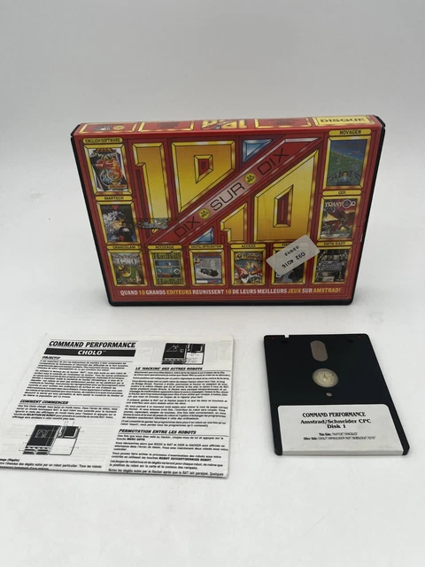 COMPILATION: COMMAND PERFORMANCE (1990) USGOLD ★ AMSTRAD CPC 6128 ★ Disquette ✅