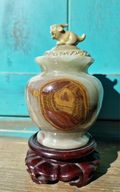 Petit Vase Soliflore En Onyx De Bergama – Sculpture Naturelle – Artisanat Turc