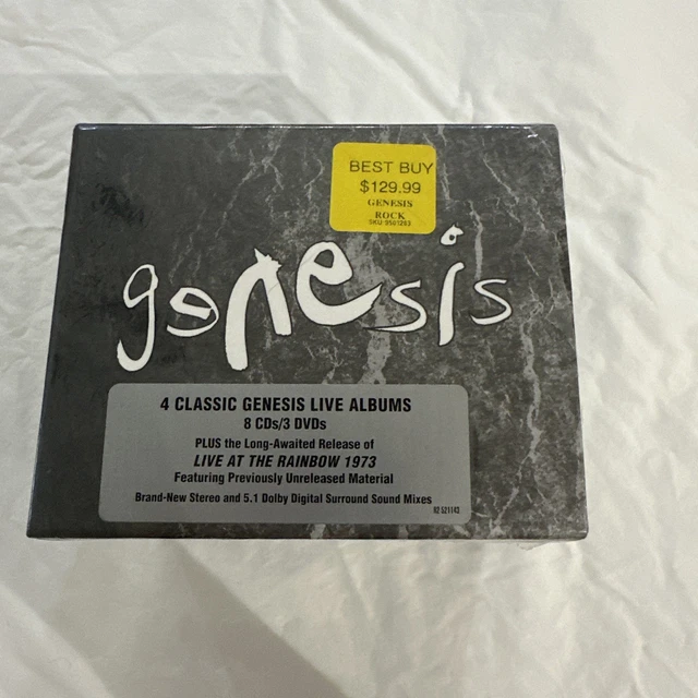NEW GENESIS: LIVE 1973-2007 Box Set 11 discs CD DVD OOP $138.98