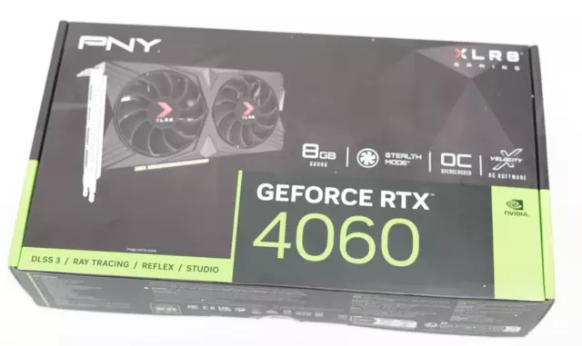 PNY GeForce RTX™ 4060 8GB GDDR6 XLR8 Gaming Verto Dual Fan OC Graphics Card