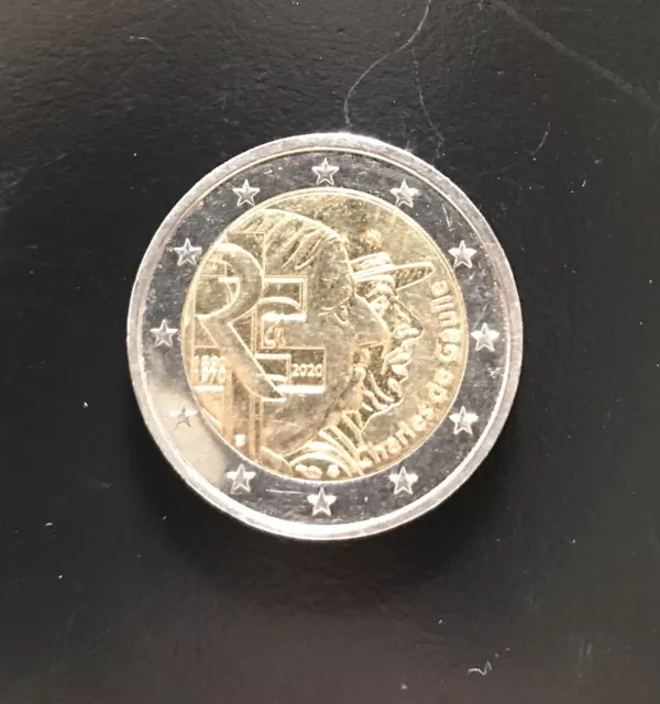 Piece Commémorative General De Gaulle 2020 2 Euros
