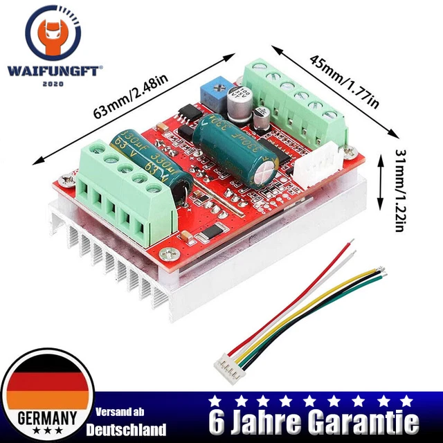 BLDC Motor Controller 400W - 6-60V PWM Hall Steuerung Für Gleichstrommotoren