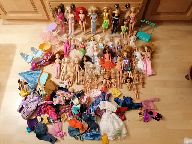 KONVOLUT BARBIE UND viele andere Puppen Mega viel !!! EUR 121,00 ...