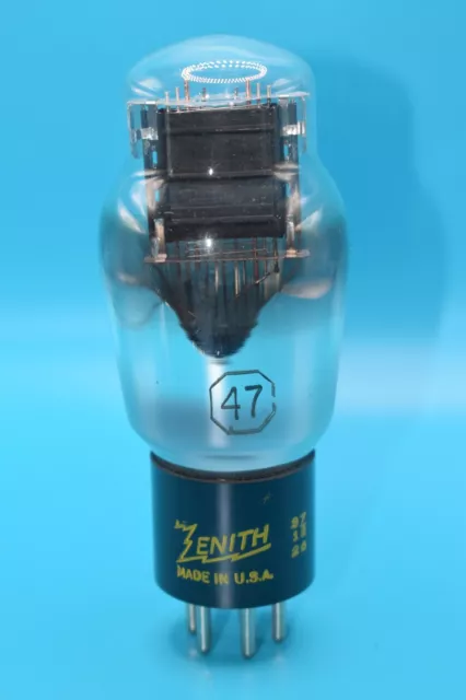 Zenith Type 47 Vintage Bottle Tube - Tested Tv7 Superb